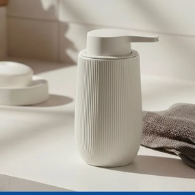 Krémovobiely plastový dávkovač mydla 400 ml Fablo – Wenko