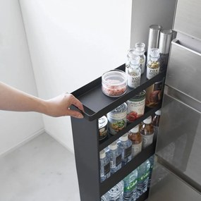 Matne čierny oceľový kúpeľňový regál 48x80,5 cm Tower – YAMAZAKI