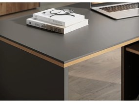 Rohový pracovný stôl 145x147 cm Podium – Germania