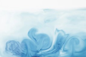 Samolepiaca tapeta očarujúca modrá abstrakcia