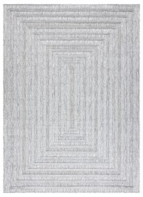 Koberec SANTO SIZAL 0999 Geometrický, sivý