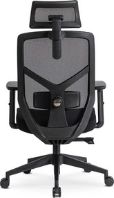 Kancelárske kreslo ergonomické otočné FLORIDA čierne