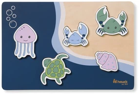 Hauck Puzzle drevené vkladacie Puzzle N Fit Sea