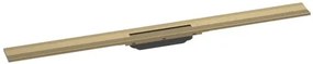 Sprchový žľab Hansgrohe RainDrain Flex 100 cm nerez kartáčovaný bronz 56053140