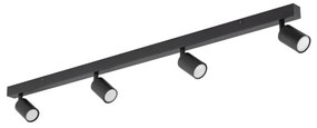 TK Lighting Bodové svietidlo NEX 4xGU10/10W/230V čierna TK10792