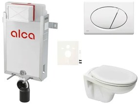 Cenovo zvýhodnený závesný WC set Alca na zamurovanie + WC Ceramia S-Line Pre SIKOAP1
