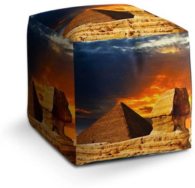 Sablio Taburet Pyramidy: 40x40x40 cm