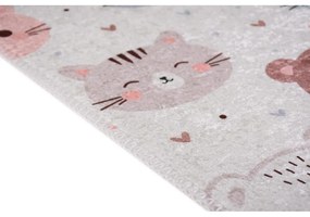 Slonovinový prateľný detský koberec 160x230 cm Cute Animals – Vitaus