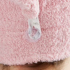 Ružové rýchloschnúce bavlnené uteráky na vlasy v súprave 2 ks 20x13 cm Quick Dry – Catherine Lansfield