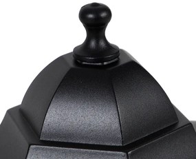 Klasická vonkajšia lampa s podstavcom čierna 48,6 cm IP44 - Havana