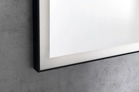 Sapho Sapho, GANO zrkadlo s LED osvetlením 60x80cm, čierna