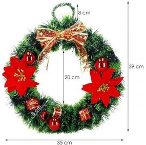 Vianočný veniec 35 cm SPRINGOS CA1018