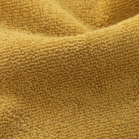 Goldea bavlnený froté uterák / osuška soft bez bordúry – horčicový 50 x 100 cm