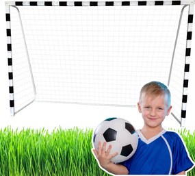 LEAN Toys Futbalová tréningová bránka so štvorcovým rámom 300x200x110cm