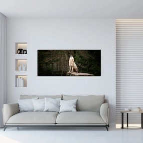 Obraz - Vytie vlka (120x50 cm)