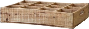 Dekoračný drevený box/polička s 12timi priehradkami Grimaud - 54*40*5cm