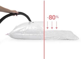 Sada úložných sáčkov Compactor Bag 80 x 130 cm, 2 ks, číra