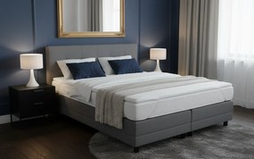Kontinentálna posteľ Emma Classic Home boxspring 200x180 - sivá