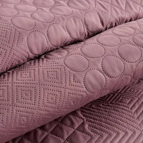 Dizajnový prehoz na posteľ Boni ružovej farby Šírka: 220 cm | Dĺžka: 240 cm