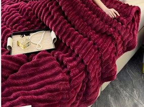 Hrejivá deka Homa LENEX BURGUNDY
