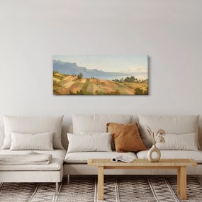 Obraz - Alexandre Calame, Swiss Landscape, reprodukcia (120x50 cm)