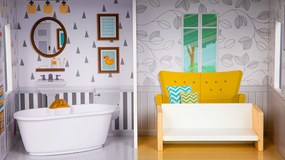 Domček pre bábiky s nábytkom Grace residence ECOTOYS