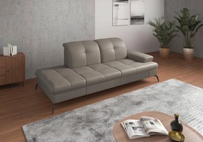 XXXLutz LEŇOŠKA, textil, koža, sivá Sit & More - Online Only obývacie izby - 00014401178C