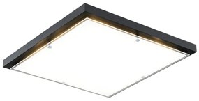 Argon 1826 - Stropné svietidlo CARLSON 4xE27/15W/230V 60x60 cm čierna