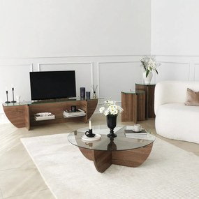 TV stolík Lily Walnut