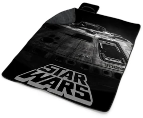 Sablio Plážová deka Star Wars Vesmírna loď: 200x140 cm