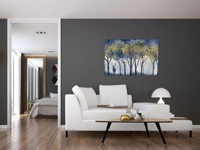 Obraz jeleňa v lese (90x60 cm)