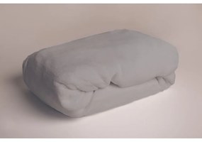 Sivá napínacia mikroplyšová plachta 180x200 cm – Jerry Fabrics