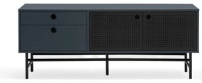 Tmavomodrý TV stolík 140x52 cm Punto - Teulat