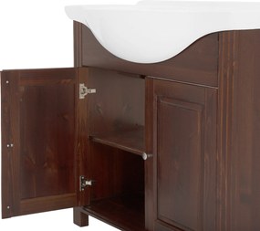 Comad Kúpeľňová skrinka pod umývadlo Retro 65 hnedá