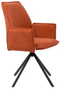 Otočná stolička LUGRO tehlová 871745