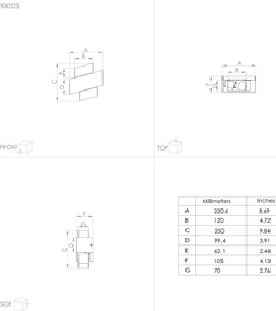 Eglo 900525 - Nástenné svietidlo TIMPAROSSA 1xE27/40W/230V biela