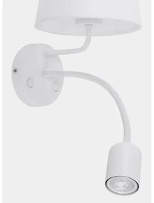 Nástenná lampa MAJA 1xE27/15W/230V + 1xGU10/10W/230V biela