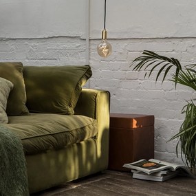 Teplá LED filamentová stmievateľná žiarovka E27, 2 W Voronoi I – tala