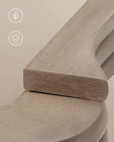 Drevené ramienka 20 ks SONGMICS CRW001MB01