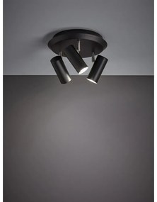 Čierne nástenné svietidlo Markslöjd Barcelona Tres