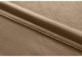 Béžový zatemňovací záves VELVET 140x270 cm Zavesenie: Riasiaca páska