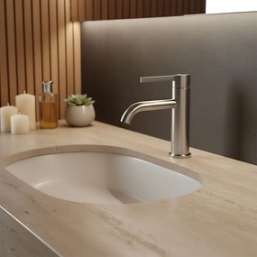 Rea Foster, umývadlová batéria h-180, brúsená oceľ, REA-B6323