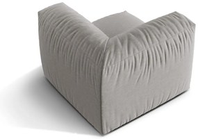 Svetlosivý modul pohovky (variabilný) Martina – Micadoni Home