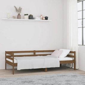 Denná posteľ medovo-hnedá 80x200 cm borovicový masív