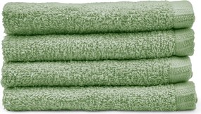Zelené rýchloschnúce/froté bavlnené uteráky v súprave 4 ks 30x30 cm Quick Dry – Catherine Lansfield