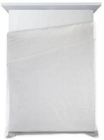 Prehoz na posteľ D91 BONI 5 220X240 cm, biela