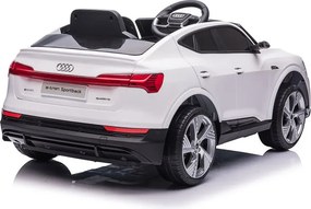 LEAN CARS Elektrické autíčko Audi E-Tron QLS-6688 LED MP3 biele