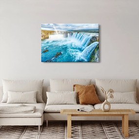 Obraz - Vodopád Godafoss (90x60 cm)