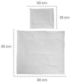 Detské obliečky do postieľky 80x80 cm Lil Planet – Roba