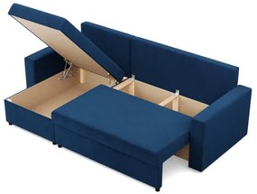 Rohová rozkladacia sedačka NEO Kronos granátový